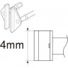 Сменная головка HAKKO для термопинцета HAKKO 950 (C1311), 4L A1390