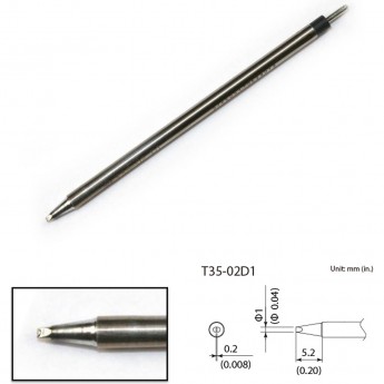 Сменный наконечник HAKKO T35-02D1 (400℃)