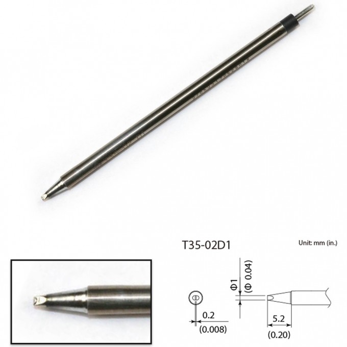 Сменный наконечник HAKKO (400℃) T35-02D1