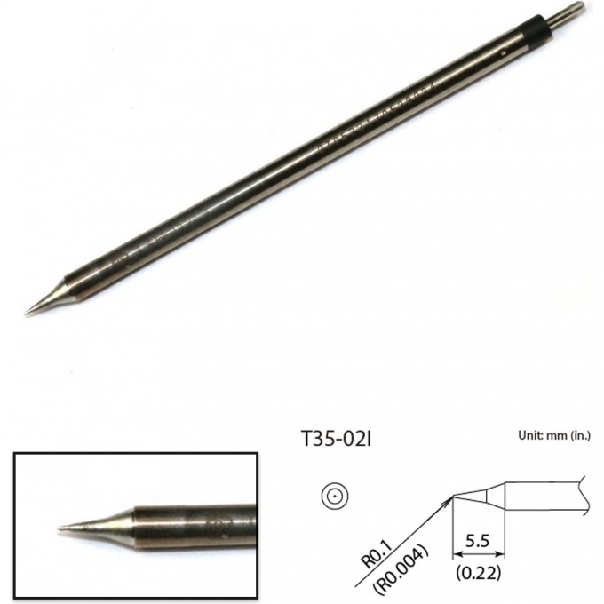 Сменный наконечник HAKKO (400℃) T35-02I