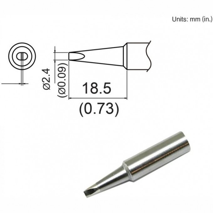 Сменный наконечник HAKKO T19-D24