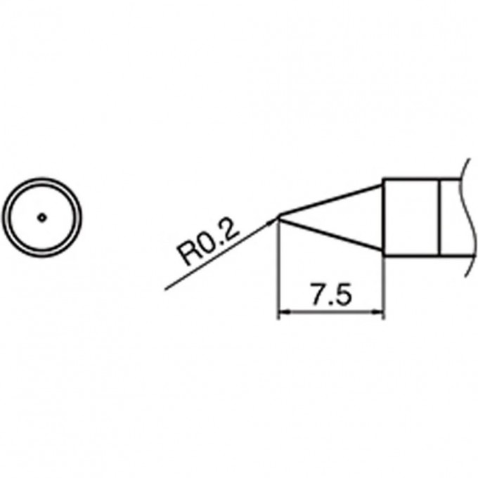 Сменный наконечник HAKKO T36-BC1