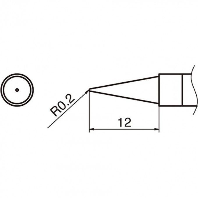 Сменный наконечник HAKKO T36-BL