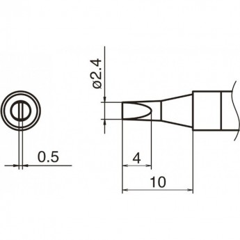 Сменный наконечник HAKKO T36-D24