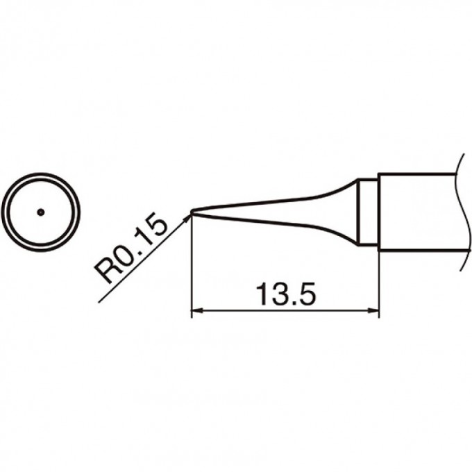 Сменный наконечник HAKKO T36-ILS