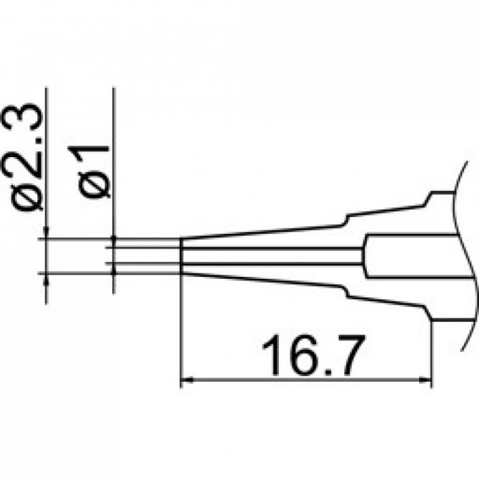 Сопло HAKKO N1-L10