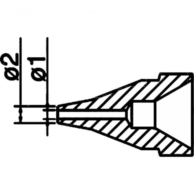 Сопло HAKKO типа S (1 мм) N61-05
